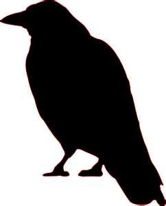 Clip Art of Crow