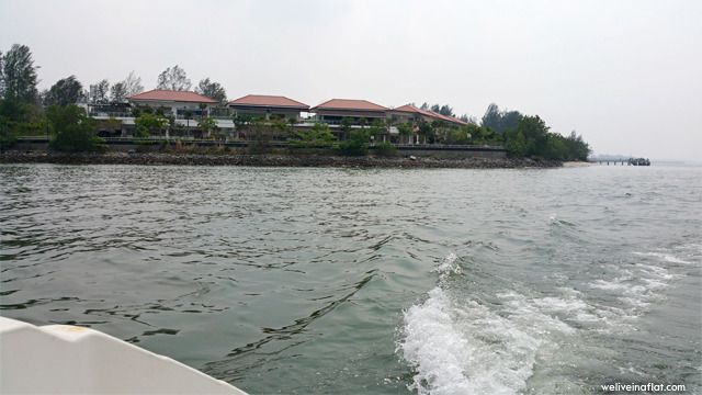 sailing past Punggol Settlement on the Pet Cruise