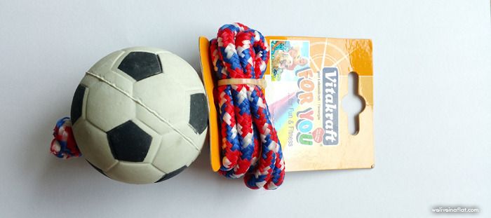 vitakraft ball and rope toy