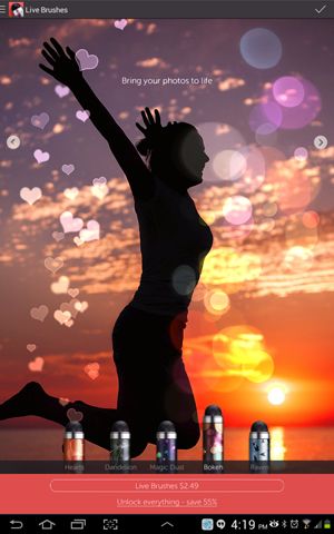 the test page for repix bokeh and oother brushes