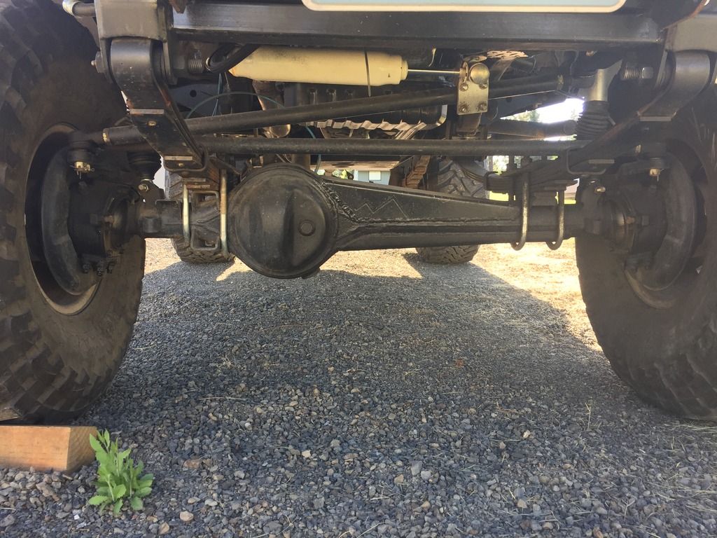 Quick Solid axle clearance question axle to oil pan Pirate 4x4