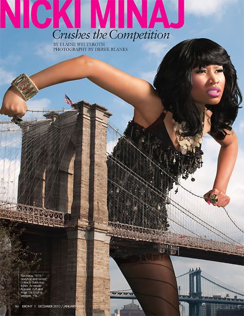Nicki Minaj Ebony. Ebony Magazine recently featured Nicki Minaj in it#39;s December/January issue.