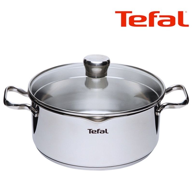 Tefal Duetto Stainless Steel Saucepan