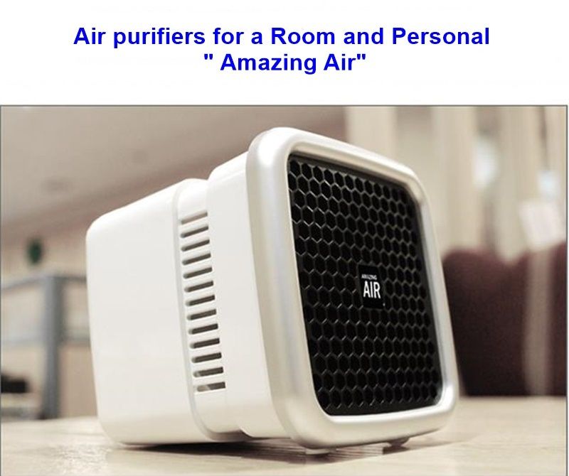 Korean Compact Portable Fresh Air Purifier Permanent Filter Anti