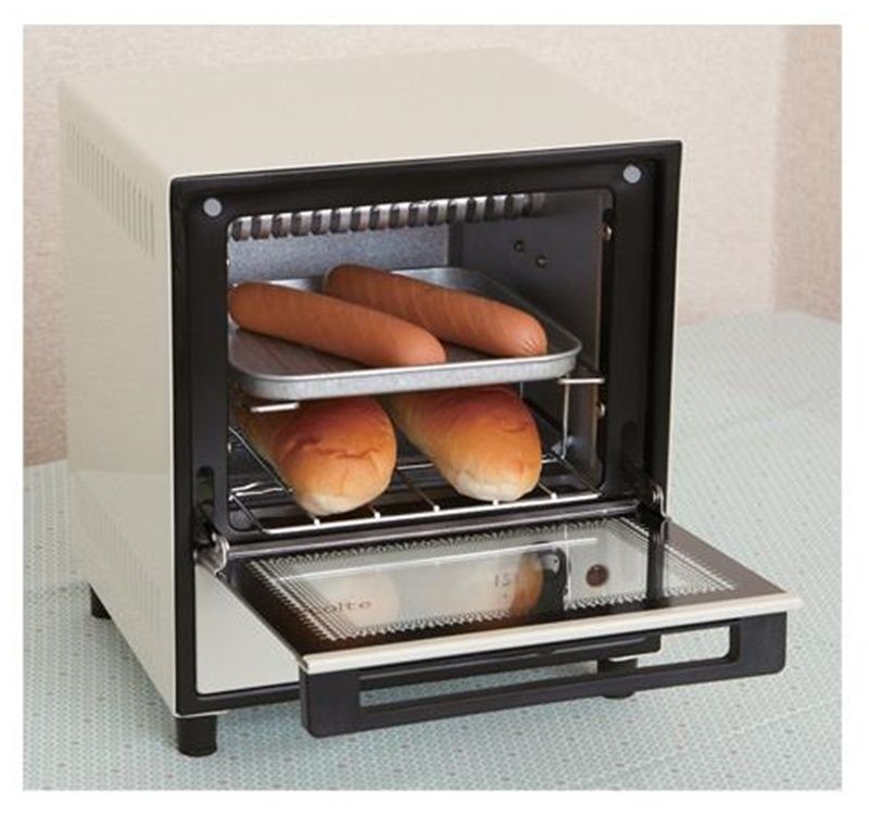 Japanese Brand Recolte Toaster Oven for Solo Mini Kitchen Orange