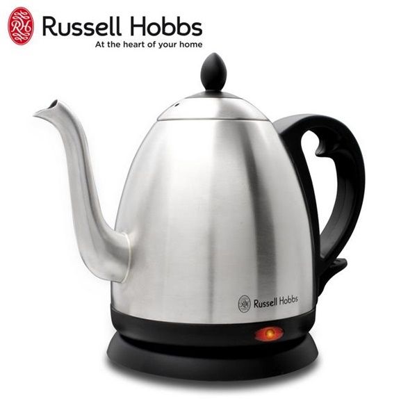 RUSSELL HOBBS Pot Cordless Hot Electric Kettle Stainless Steel Coffee