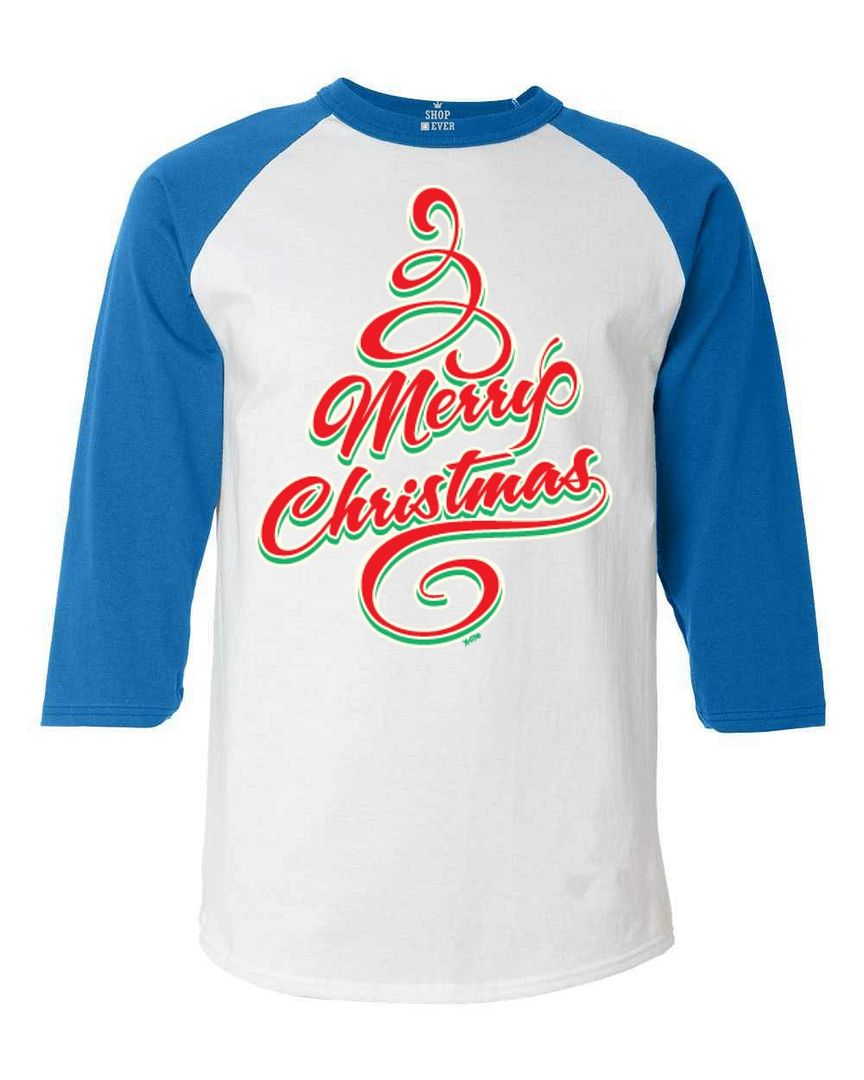 merry christmas baseball shirt