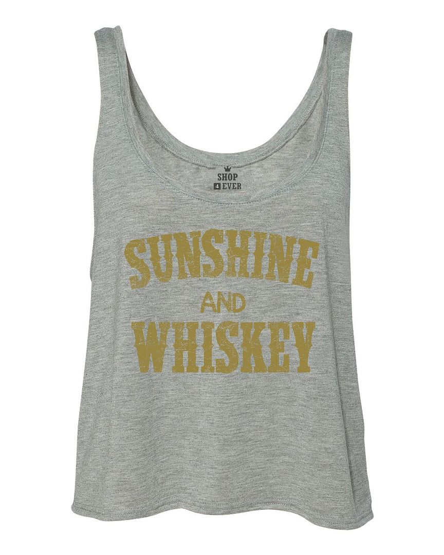 Sunshine And Whiskey Gold Boxy Tank Top Country Girl Southern Tank Tops 
