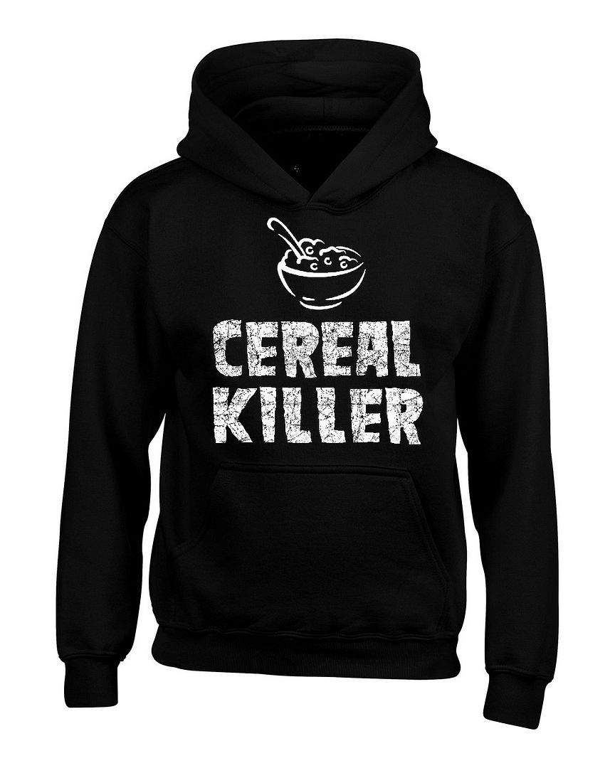 Cereal Killer Hoodies Breakfast Food Funny Saying Humor Sweatshirts eBay