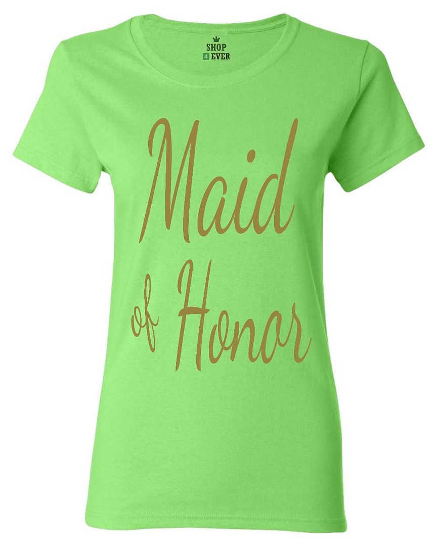 maid of honor t shirts