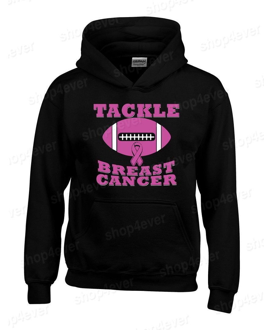 Tackle Breast Cancer Hoodies Pink Awareness Football ...