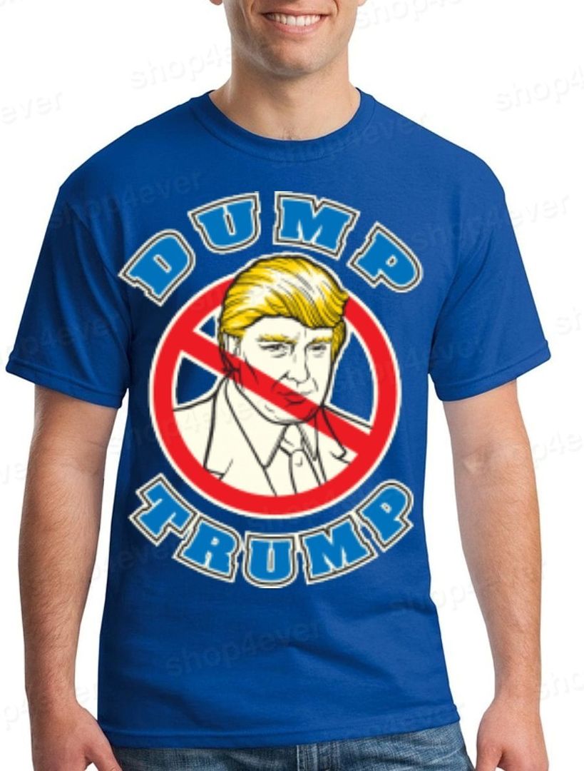 Dump Trump Campaign T Shirt Funny Vote No 2016 Election Shirts Ebay