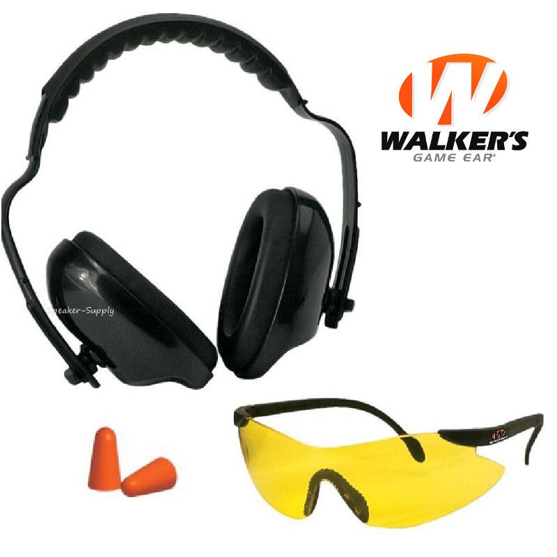 Walkers Range Shooting Hearing Muffs Safety Glasses Plugs Sport Combo Gun RMYGFP eBay