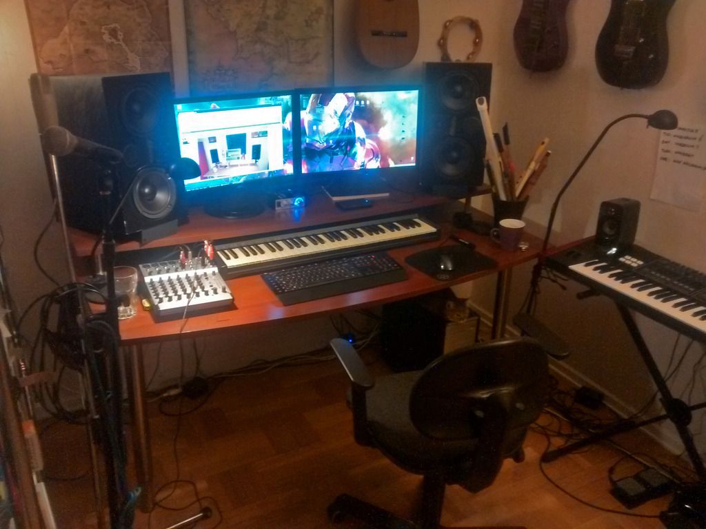 Show Me Your Studio Desks Cockos Incorporated Forums