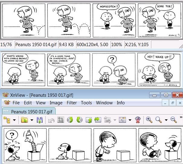 peanuts,1950,comics