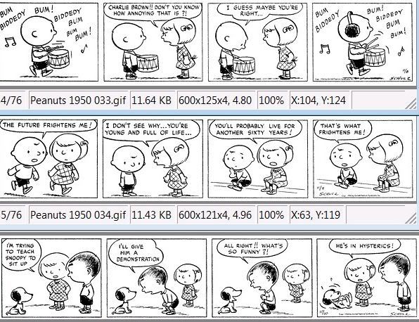 peanuts,1950,comics