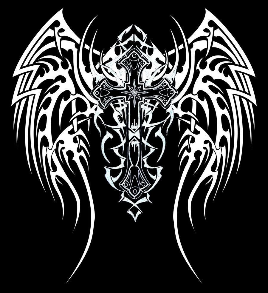 tribal designs wings