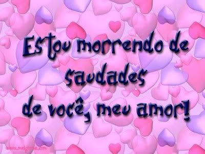 mensagem de amor uma saudade. Recado Para Orkut - Amor: 1