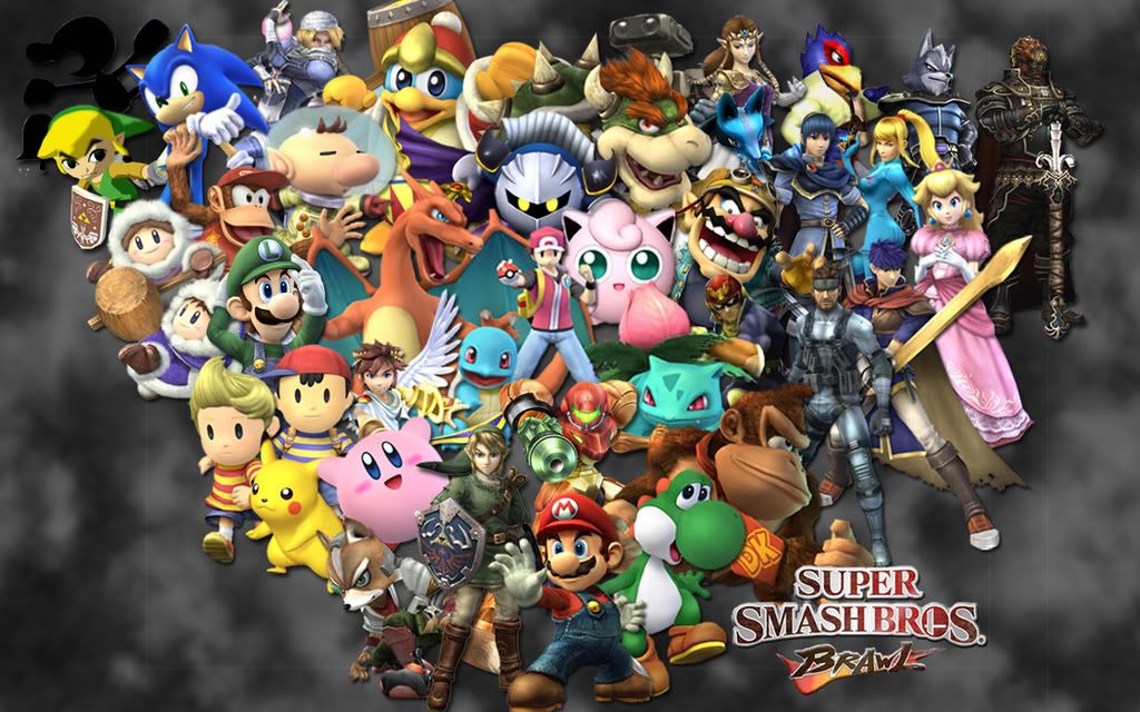 ... Smash Bros Brawl Background - Super Smash Bros Brawl Wallpaper Free