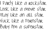 Im a superstar