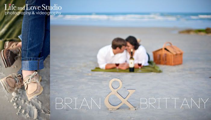 Brittany and Brian St augustine engagement session