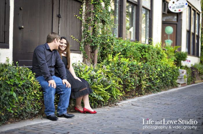 Brittany and Brian St augustine engagement session