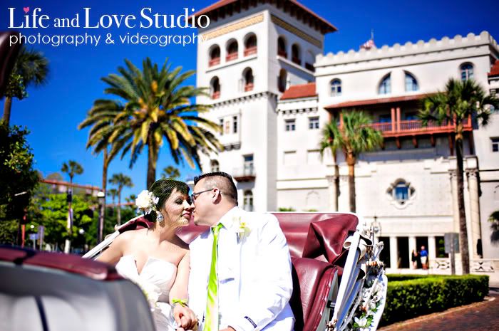 historic downtown St. Augustine wedding