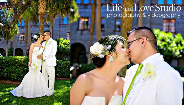 historic downtown St. Augustine wedding