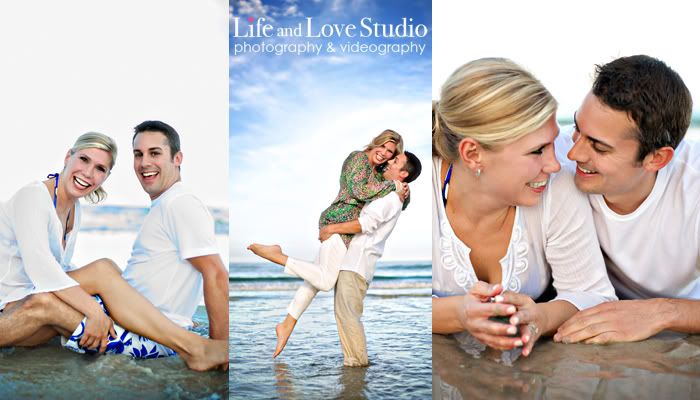 engagement session on beach st augustine
