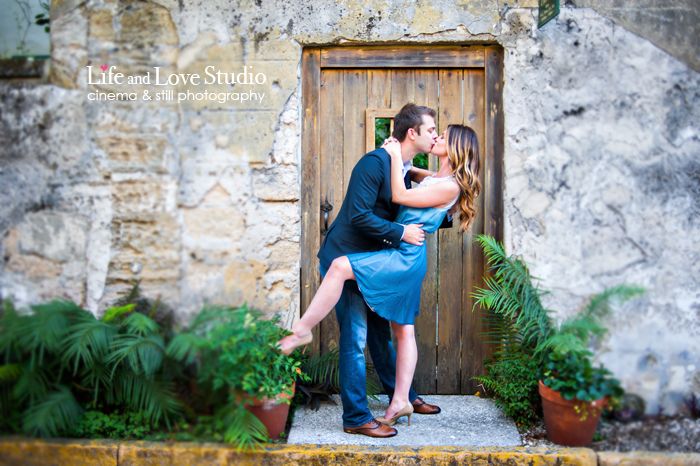 St Augustine downtown engagement session