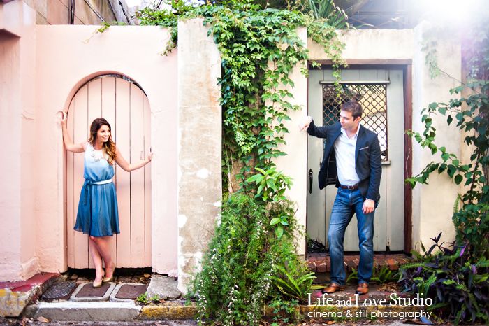 St Augustine downtown engagement session