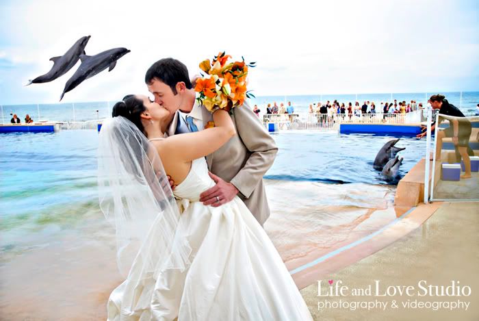 St. Augustine Marineland wedding