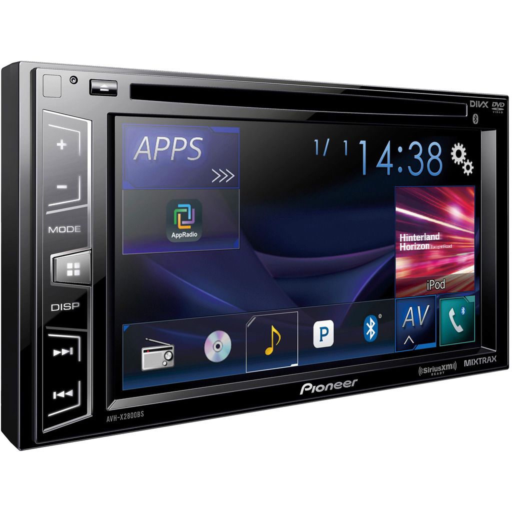 Pioneer AVHX2800BS 2Din InDash DVD Receiver with 6.2" Display