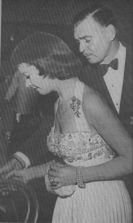 Vivien Leigh and Clark Gable