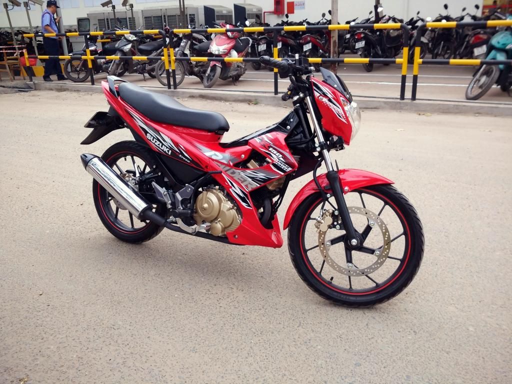 Bán Suzuki Raider 150 màu đỏ cuối 2014 , xe đẹp mới 99% - 1