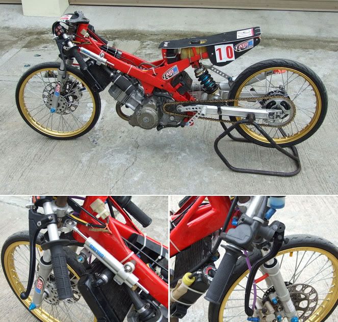 Honda nova sonic drag bike