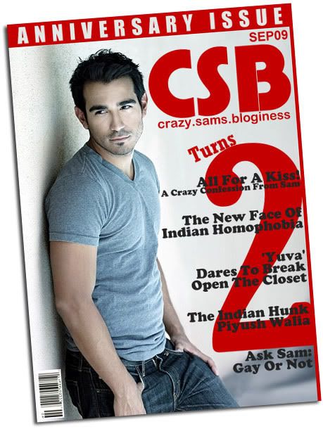 Crazy Sam's Bloginess: CSB September 09 Mock-up Magazine Cover