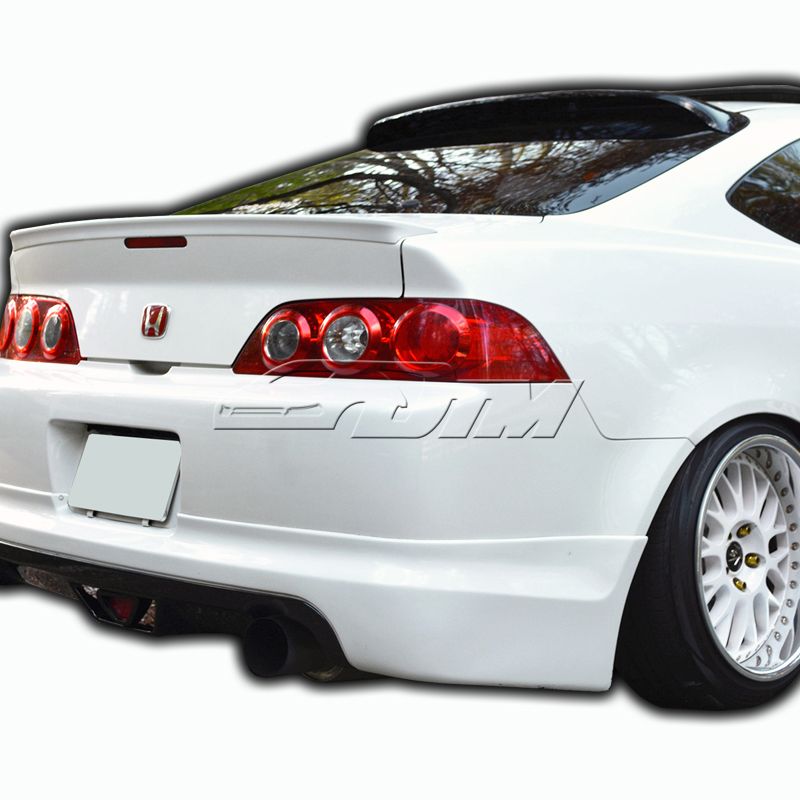 02 03 04 05 06 Acura RSX DC5 Type-R Style Black Rear Roof Window Visor