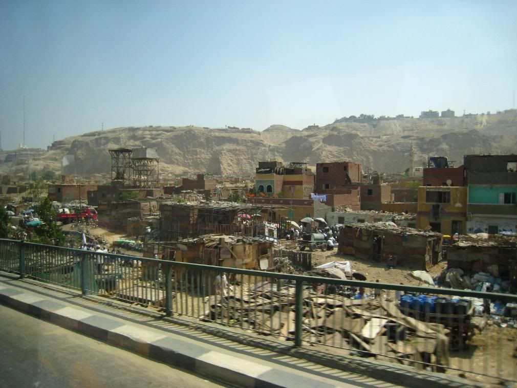 Slums on the outskirts of Cairo