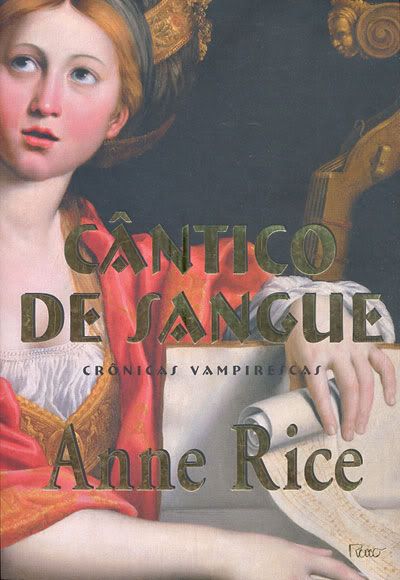 Livro Cântico de sangue de Anne Rice