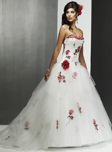 rose wedding dress Pictures, Images and Photos
