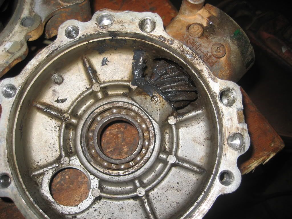 Honda pinion bearing removal