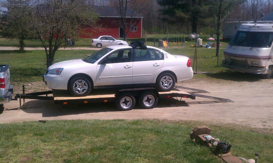 16 foot car trailer 1100