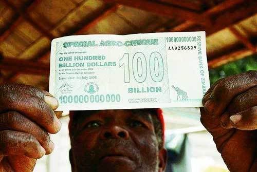 photo uang zimbabwe