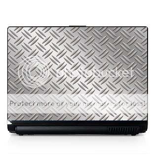 Laptop Computer Skin protective decal Diamond Plat #122  