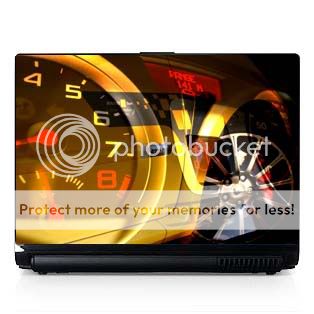 Laptop Computer Skin Dell PC HP CAR SPEED RACE #350  