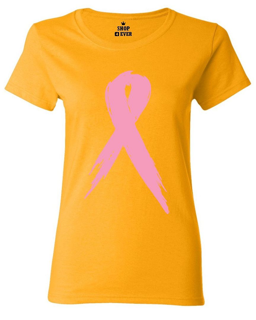 Pink Ribbon Women's T-Shirt Breast Cancer Awareness Hope Survivor ...