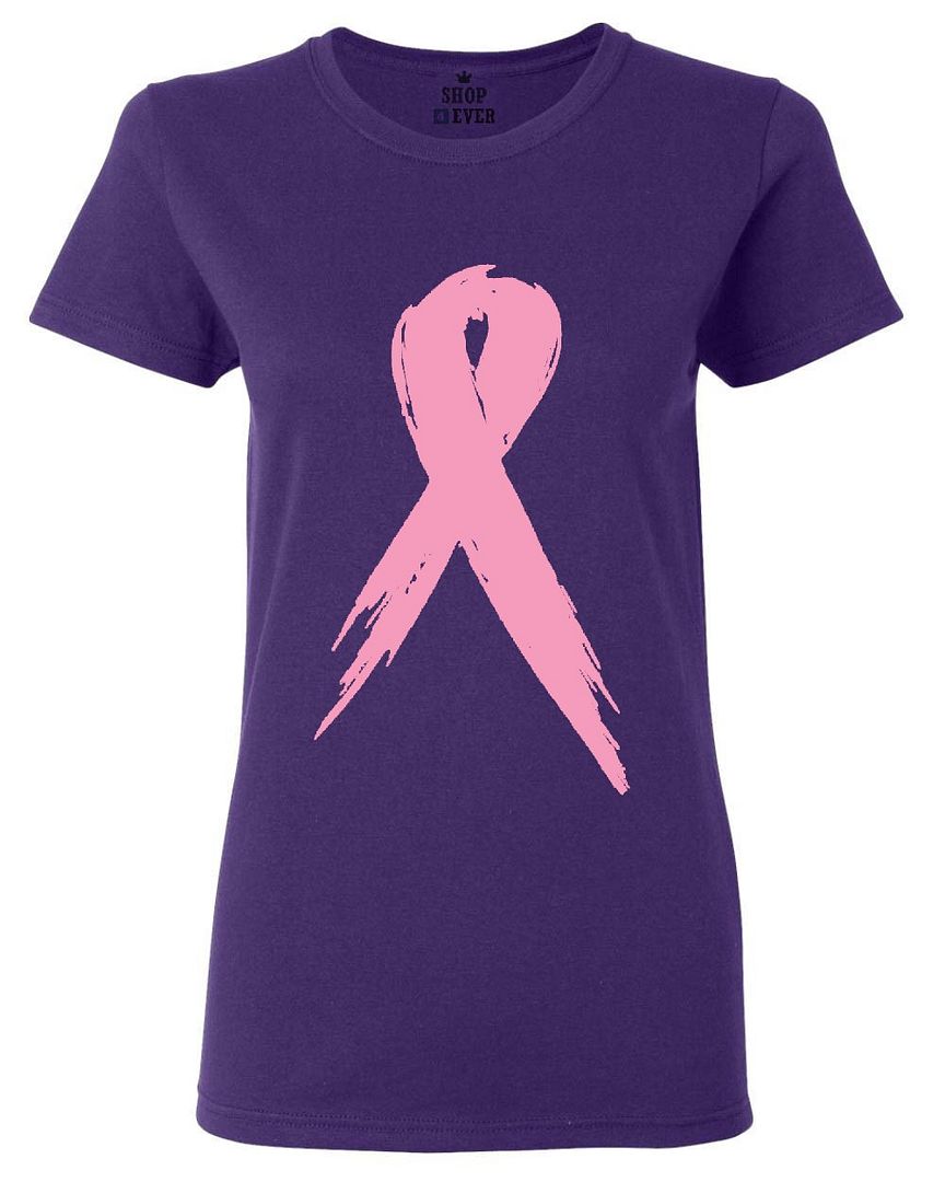 Pink Ribbon Women's T-Shirt Breast Cancer Awareness Hope Survivor ...