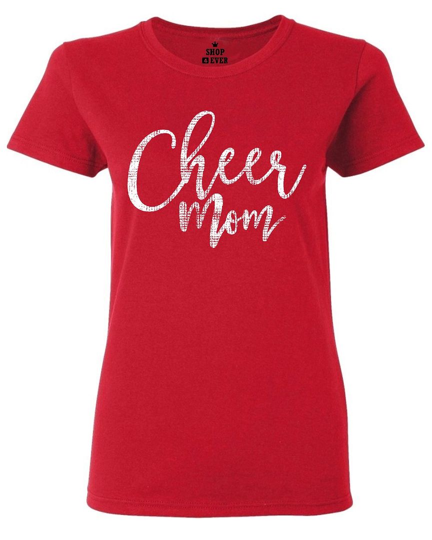 Cheer Mom Women's T-Shirt Mother's Day Gift birthday Cheerleading ...