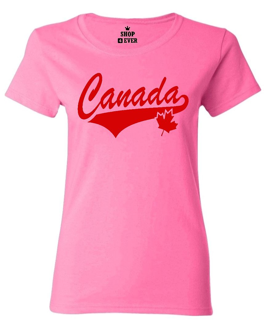 Canada Leaf w/Maple Women's T-Shirt Country Pride Canadian Flag Shirts ...